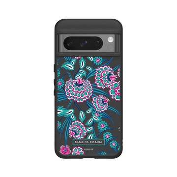 Pixel 8 Pro SolidSuit 黑 - Catalina Estrada - Blue and Pink Flowers