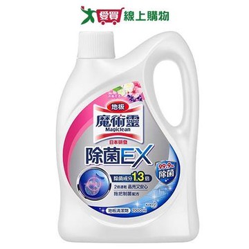 魔術靈地板除菌EX清新花香2000ml【愛買】