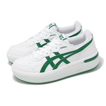 Asics 休閒鞋 Japan S ST 男鞋 女鞋 白 綠 厚底 皮革 復古 小白鞋 亞瑟士 1203A289114
