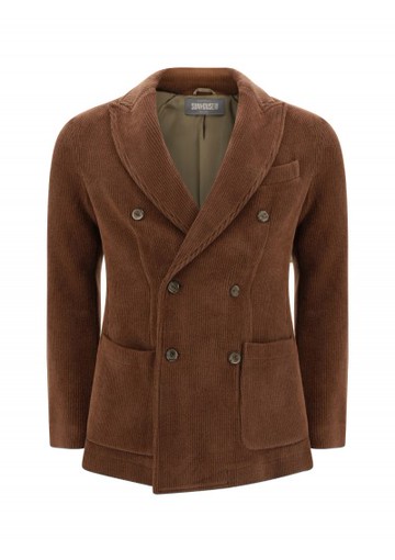 Sun House - Gianni Jacket - Mens - Brown