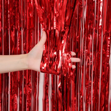 P&B Unity 派對拉簾  亮光紅  4個