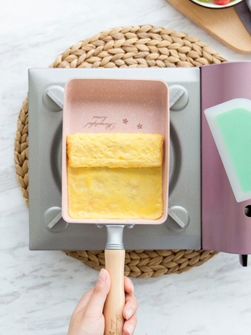 玉子燒鍋 日式厚蛋燒玉子燒鍋不粘鍋千層鍋雞蛋卷鍋平底鍋煎蛋小迷你煎鍋【MJ195063】