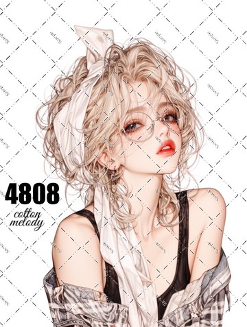 original sticker no.4808 人物貼紙 原創貼紙 原創人物貼紙 裝飾貼紙 cotton melody
