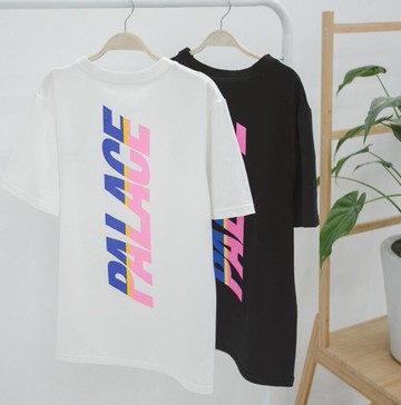 FINDSENSE品牌 日系 男 時尚潮流 休閒 寬鬆 彩色字母印花 短袖T恤 特色短T
