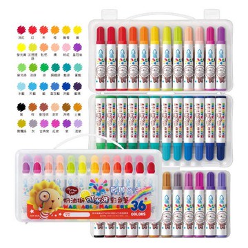 雄獅 奶油獅 BLW-36/B 36色可水洗彩色筆/一箱6盒入(定330) 美術彩繪圖畫創作【APP滿額下單10%點數(單一帳號最高5000點)】1/31止
