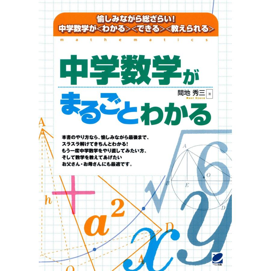 中学数学がまるごとわかる 間地秀三