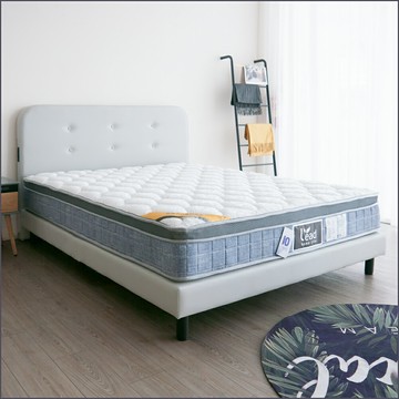 3.5尺貓抓皮床組(床頭+床底+床墊)三件式 皮革床組 貓抓皮床台【101SET013E】Leader傢居館101-SB-9065+SB-9085+258-1515054