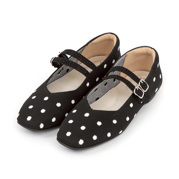 D+AF 【3D零感雲織鞋】雙帶方頭瑪莉珍鞋 