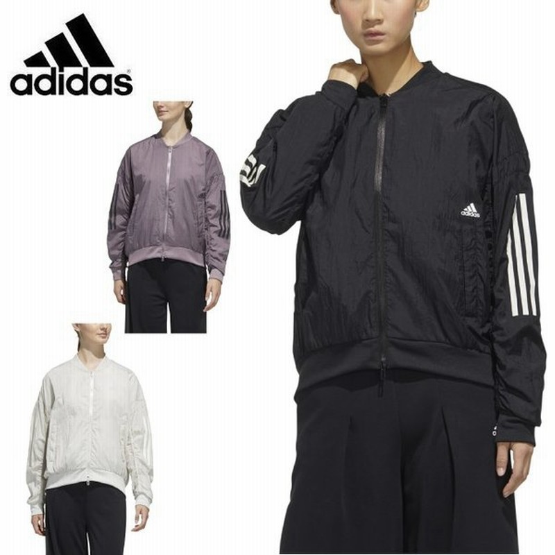 アディダス ウインドブレーカー ジャケット レディース ライトウーブン ボンバージャケット Gun Adidas 通販 Lineポイント最大0 5 Get Lineショッピング