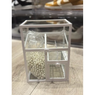 【TACKSTHGOOD】全新品 玻璃 化妝品收納盒 化妝刷筒 透明收納
