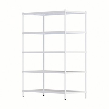 【dayneeds】極致工藝 120X60X150cm 五層鐵板架/二色可選白色