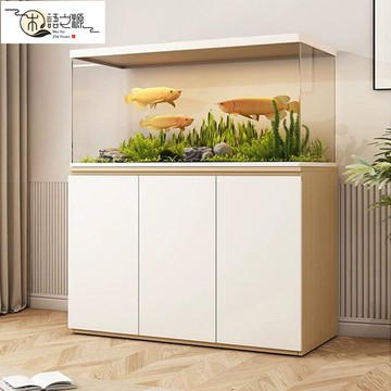 免運 快速發貨定制實木魚缸底柜水族箱超白缸仿ADA客廳隔斷柜簡約承重底座架子