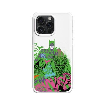 iPhone 15 Pro Max SolidX 白 - Joker - 小丑與蝙蝠俠塗鴉款