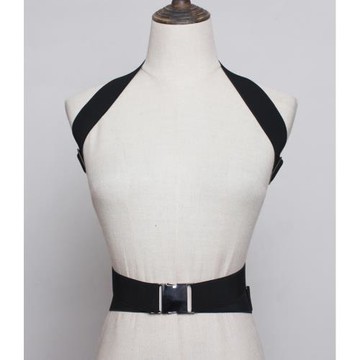 歐美時尚風暗黑搖滾系原宿哥特朋克束縛帶項圈帶線束帶新款背帶