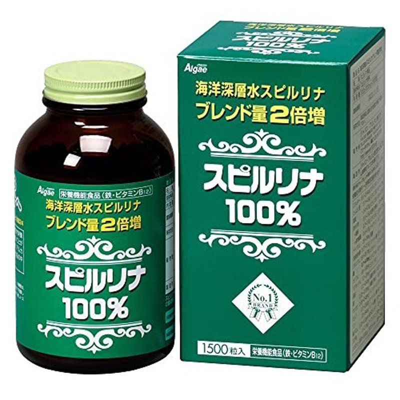 海洋深層水スピルリナブレンド量2倍 スピルリナ100% 約1500粒入 通販 LINEポイント最大0.5%GET | LINEショッピング