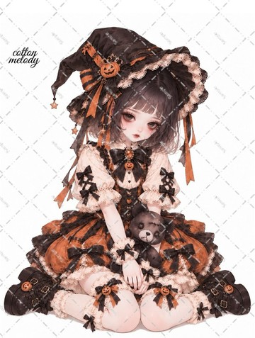 original sticker no.10184 人物貼紙 原創貼紙 人物貼紙 女孩貼紙 原創人物貼紙