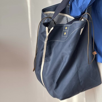 出游百搭 帆布大容量托特包122685C