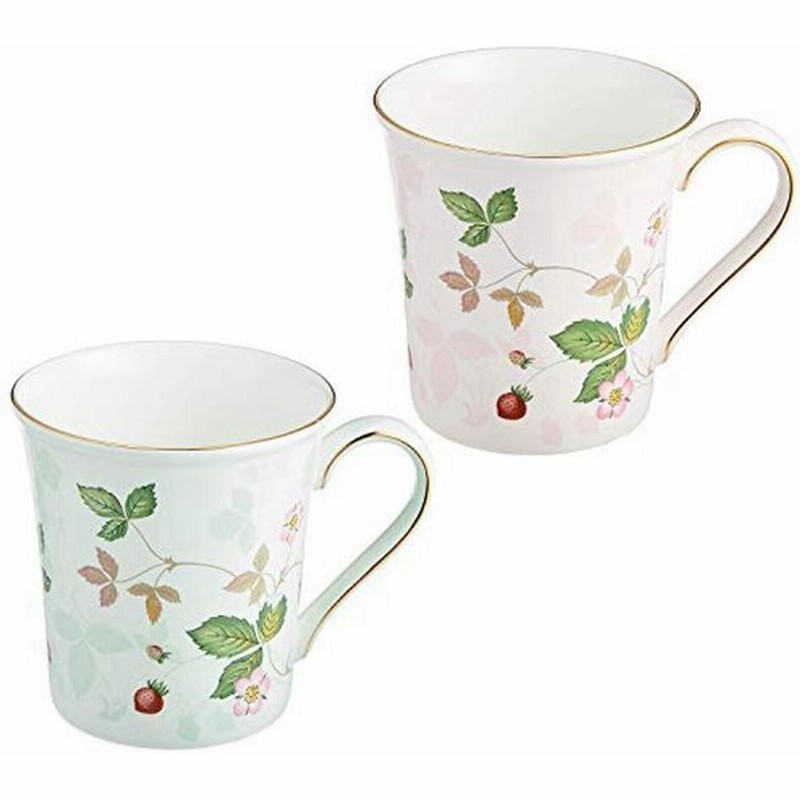正規輸入品ウェッジウッド ワイルドストロベリー パステル ペア マグカップ ピンク グリーン 結婚祝い プレゼント 通販 Lineポイント最大0 5 Get Lineショッピング