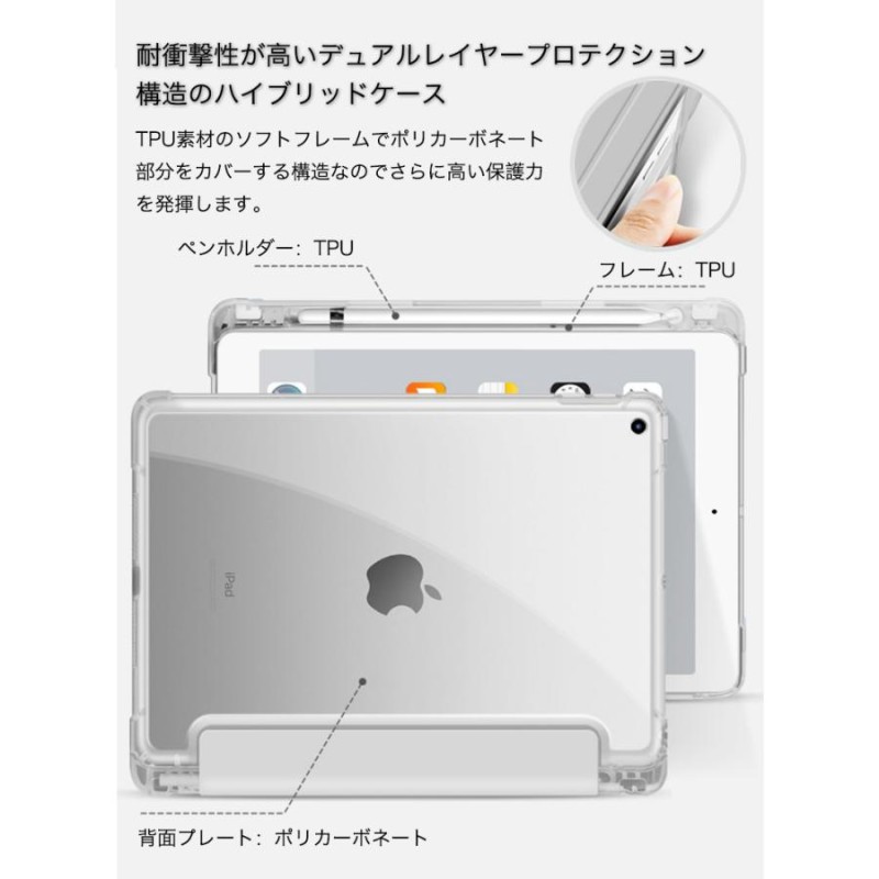 iPad mini   mini 4・耐衝撃ハイブリッドケース　黒   赤