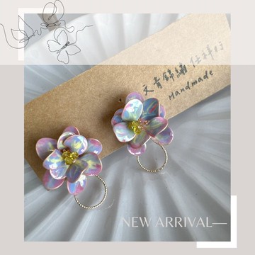 花 暈 耳飾 耳針耳夾