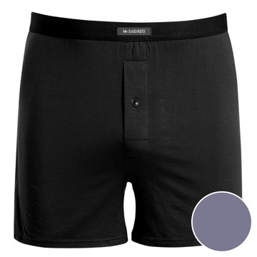 【Mr.DADADO】 基礎系列Modal纖維 M-LL長版四角褲(舒適灰)-GS6170GY