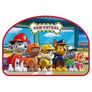 【震撼精品百貨】汪汪隊立大功 Paw Patrol~Pow Patrol 汪汪隊 地墊 腳踏墊-紅*53182