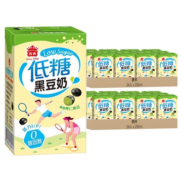 義美 低糖黑豆奶  250ml  48入