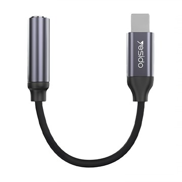 yesido Lightning 轉 3.5mm 音頻轉接線 YAU21  1條