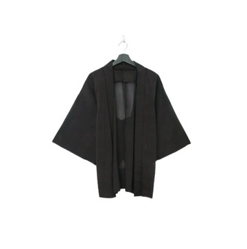Back to Green-日本透膚羽織 經典 深色 tf-57/vintage kimono