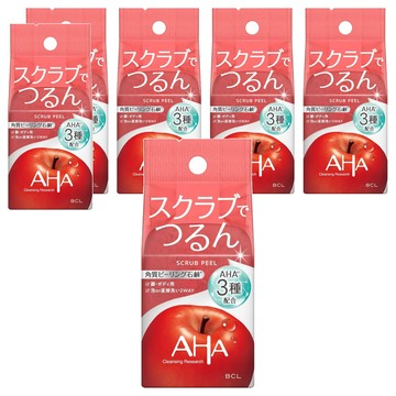 BCL AHA 柔膚潔面皂 磨砂 AHA 3種配合  100g  6包