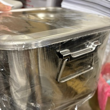 304四方雙耳湯桶【大正餐具批發】四方湯桶 湯桶 304四方湯桶 不鏽鋼湯桶 深醬汁桶 醬料桶 方湯桶《出清專區》