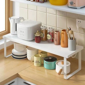 [新品]廚房置物架調料調味品收納架櫥櫃內隔板鍋碗瓢盆桌面分層整理神器