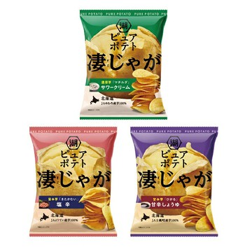 【江戶物語】 KOIKEYA 湖池屋 PURE POTATO 凄系列 厚切洋芋片 52g 北海道產  馬鈴薯片 日本進口