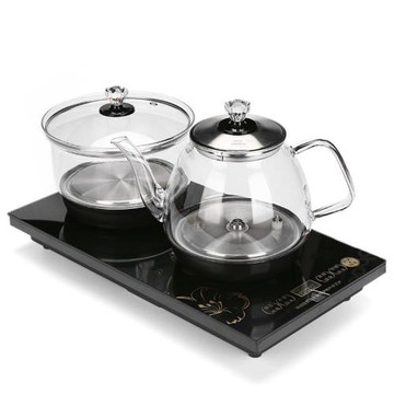 琨德全自動上水電熱燒水壺茶臺一體家用辦公抽水加水泡茶具電磁爐