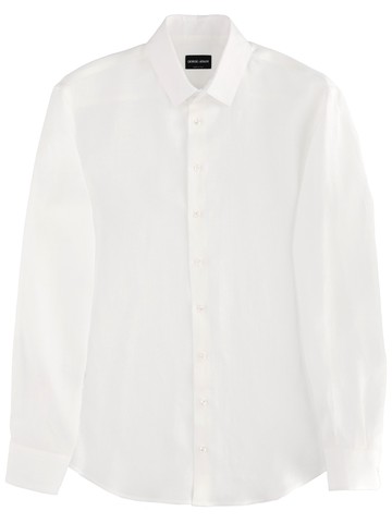 giorgio armani linen shirt