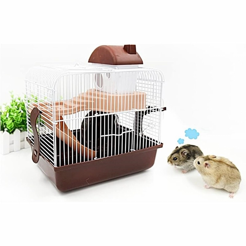 美品】小動物 ハムスター 木製ケージ ハウス他一式飼育セット