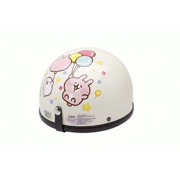 EVO CA-019 / CA019 安全帽 卡娜氣球 象牙白 半罩 單帽子 不含鏡片 卡通 碗公帽