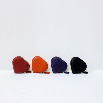 【禮物精選】心形意大利泡泡羊皮LOVE MSG PURSE 散紙包・皇室藍