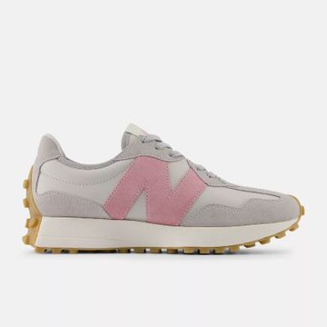 NEW BALANCE NB 休閒鞋 女鞋 運動鞋 麂皮 灰粉 WS327KAZ-B楦