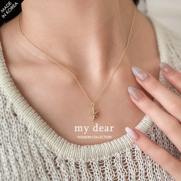 MD韓製/現貨/極簡海星項鍊２色【A08250027】