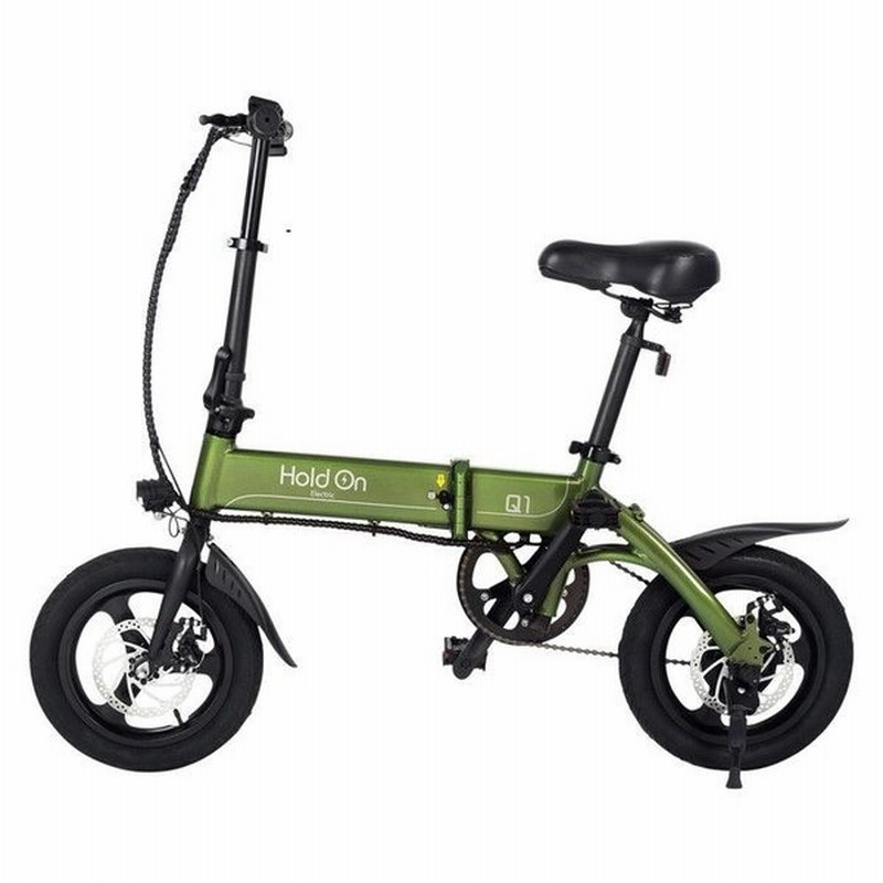 電動自転車 折りたたみ Hold On Q1j 電動アシスト自転車 折り畳み自転車 電動 おしゃれ 折り畳み 軽い 軽量 ミニベロ メタリックカーキ 通販 Lineポイント最大get Lineショッピング