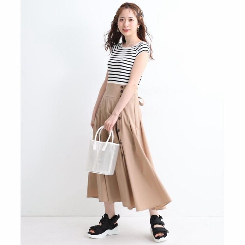 リランドチュール フレンチトレンチドッキングワンピース レディース ボーダー 1 Rirandture 通販 Lineポイント最大get Lineショッピング