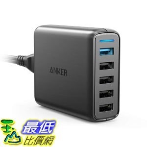 7美國直購]充電器Anker Quick Charge 3.0 51.5W 5-Port USB Wall