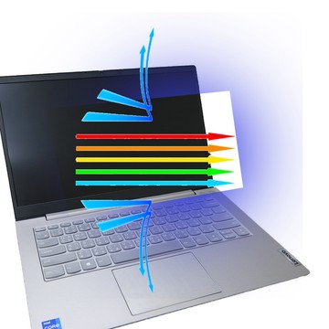 EZstick Lenovo ThinkBook 14 G2 iTL GEN2 / ThinkBook 14 G4 ABA Gen4 防藍光螢幕貼 抗藍光 (14.4吋寬)