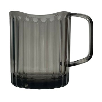 生活King 曲線漱口杯，直徑約8x高約10cm，PS.聚苯乙烯  4個  顏色隨機