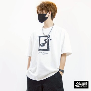 【S.G】寬版 厚磅 設計款SNAKE短TEE「白色」M~XXL｜官方旗艦店82501