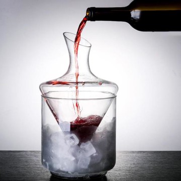 日本精工好物紅酒醒酒器冰酒器家用紅葡萄酒快速斜口醒酒器耐熱