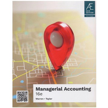滄海-建宏 Managerial Accounting 16/e AE Warren 9789815059489 <建宏書局>