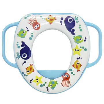 手易坊 兒童馬桶軟墊 帶把手  多色