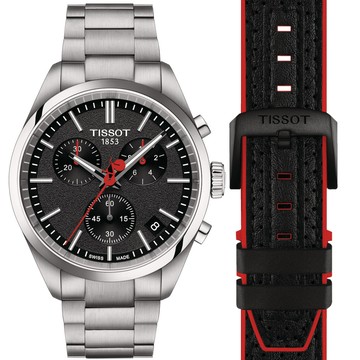 TISSOT 官方授權 PR 100 Vuelta 環西自由車賽 計時手錶 男錶-40mm T1504171105101